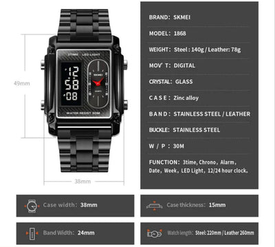 Original SKMEI - Dual time - Limited Edition Model